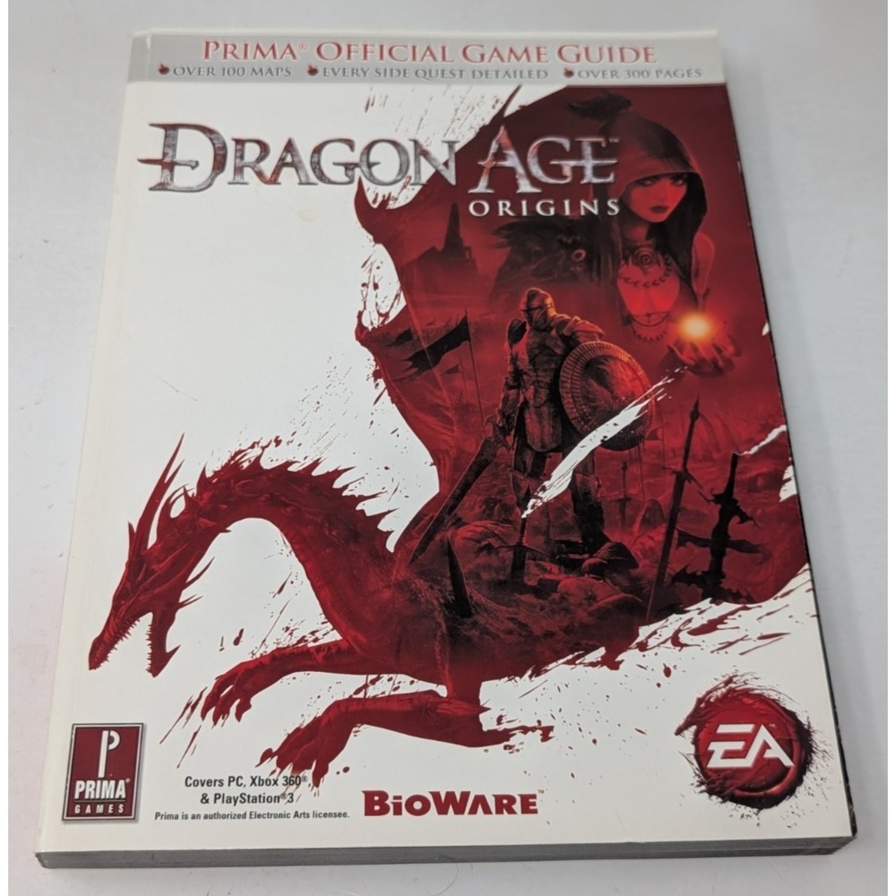 Prima Games‎ Strategy Guide Dragon Age Origins Maps Walkthroughs Bestiary